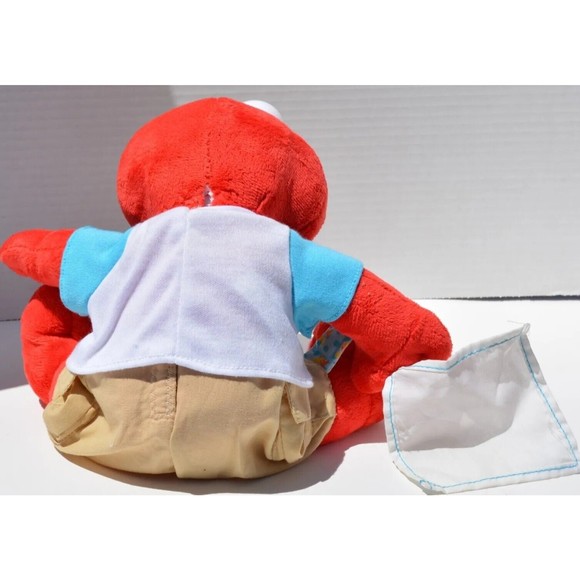 2004 Mattel Fisher Price Sesame Street It's Check Up Time Talking Elmo Plush - Picture 7 of 7
